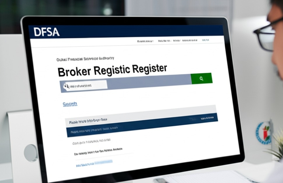 Broker registration lookup process