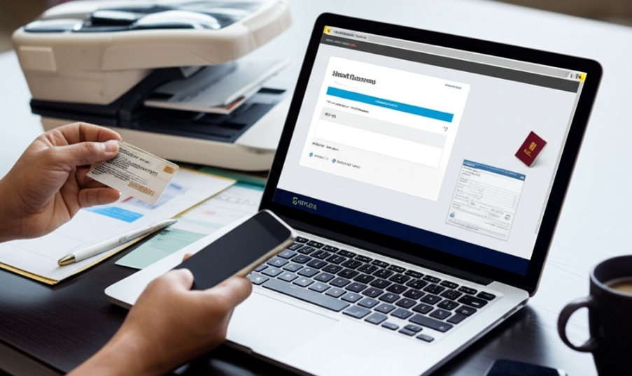 Uploading required documents