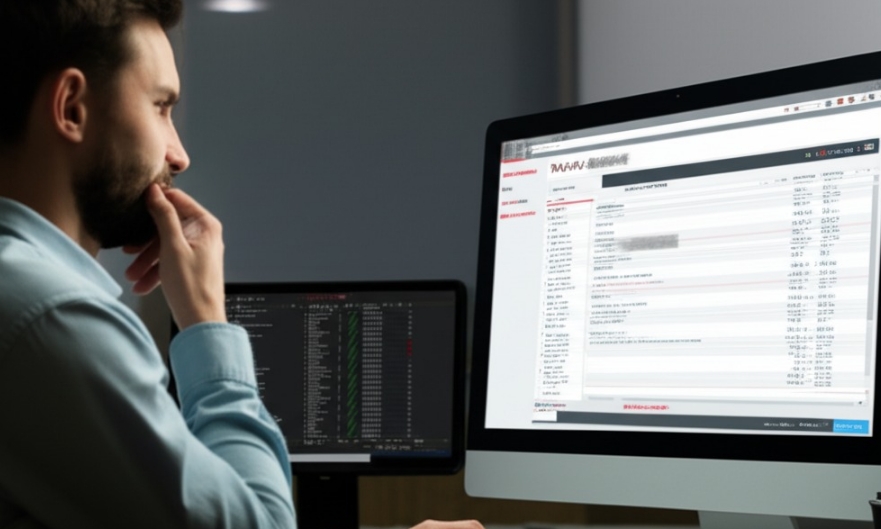 Photoshopped account screenshots