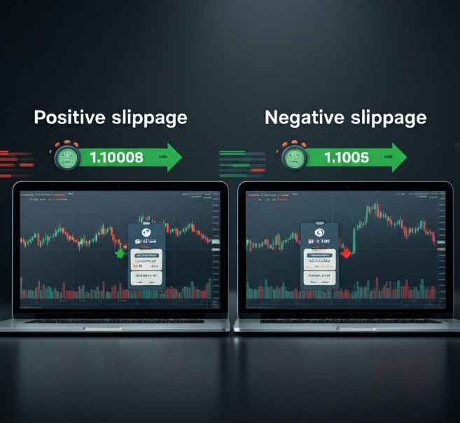 Positive vs Negative Slippage Positive vs Negative Slippage
