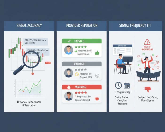 挑選免費外匯信號的3大關鍵因素 挑選免費信號不是靠運氣,也不是點進廣告就對。下面這篇,直接讓你知道怎麼判斷哪些免費信號值得信,哪些只是拿你當實驗品。