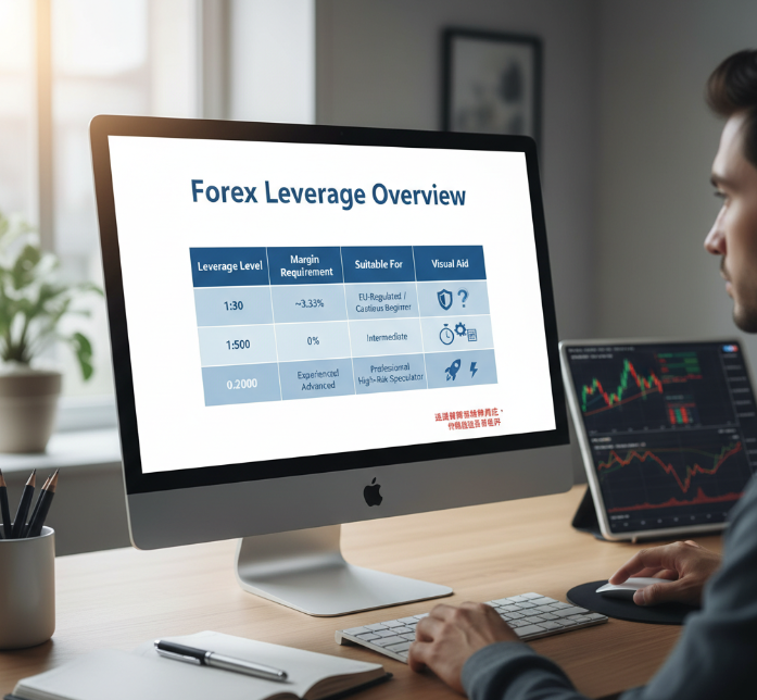外匯市場上的槓桿倍率千變萬化，不同平台、不同資金條件下都有差異。這一節幫你快速掌握最常見的倍率範圍與使用建議。